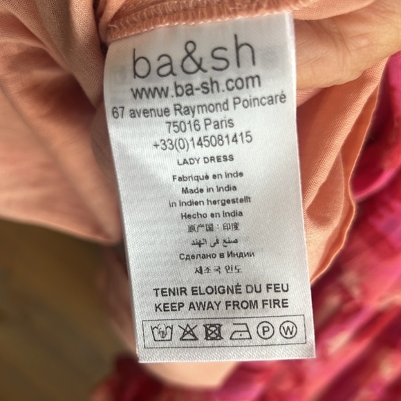 BA&SH Talita Mini Dress in size 3 or US Large - Picture 9 of 10